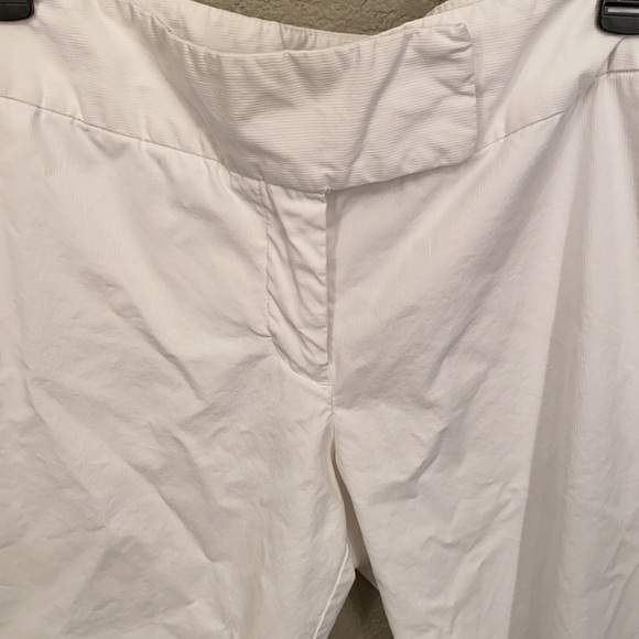 White stretch bootcut pants - Picture 2 of 5